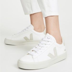 EUC Veja Campo Women’s Sneaker Tennis Shoe White Leather US 7